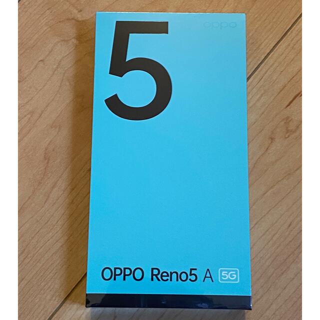 値下げ！【新品未開封】OPPO Reno5 A SIMフリー シルバーブラック