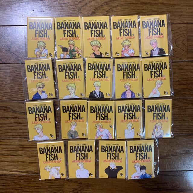 BANANA FISH DMMスクラッチ 第2弾 スクエア缶バッジ 全19種