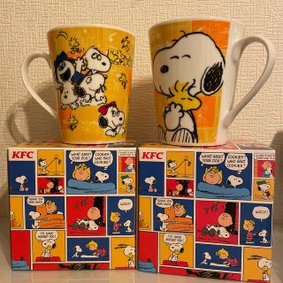 スヌーピー(SNOOPY)のケンタッキー　スヌーピー　マグカップ(グラス/カップ)