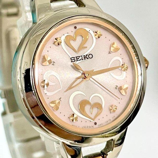 205 SEIKO セイコー時計　ピンク　電波ソーラー時計　レディース腕時計 1