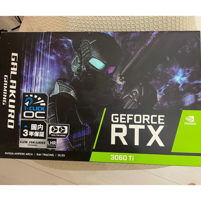 GALAKURO GAMING グラフィックボード GG-RTX3060TI-E