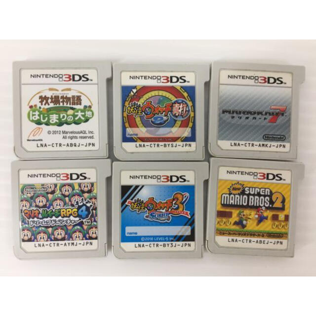 ニンテンドー3DS ソフト6本