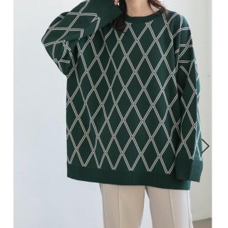 ローリーズファーム(LOWRYS FARM)のローリーズファーム yuw JACQUARD KNIT PULLOVER(ニット/セーター)