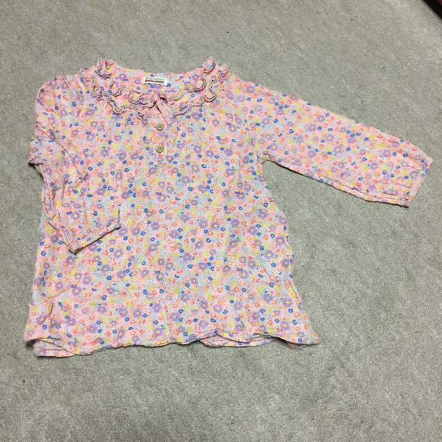 Branshes(ブランシェス)のブランシェス＊花柄ワンピース キッズ/ベビー/マタニティのキッズ服女の子用(90cm~)(ワンピース)の商品写真