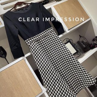 クリアインプレッション(CLEAR IMPRESSION)のclearimpression(ひざ丈ワンピース)