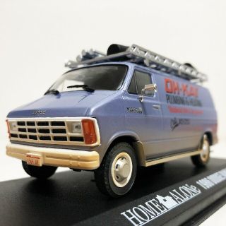 クライスラー(Chrysler)のGLグリーンライト/'86 Dodgeダッジ Ramラム Vanバン 1/43(ミニカー)