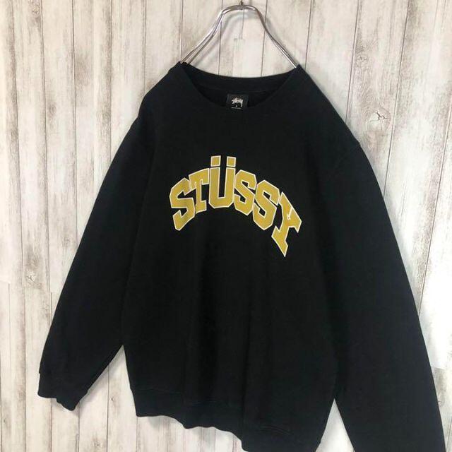 完売品　ステューシー　stussy 同色ロゴ　デカロゴ　スウェット