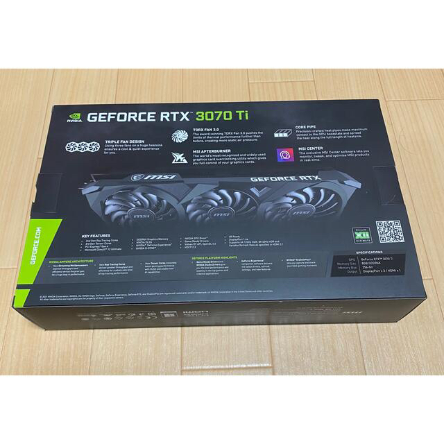 MSI GeForce RTX 3070 Ti VENTUS 3X 8G OS