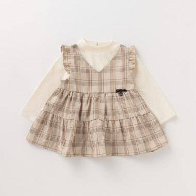 petit main(プティマイン)のpetit main チュニック 90cm キッズ/ベビー/マタニティのキッズ服女の子用(90cm~)(Tシャツ/カットソー)の商品写真