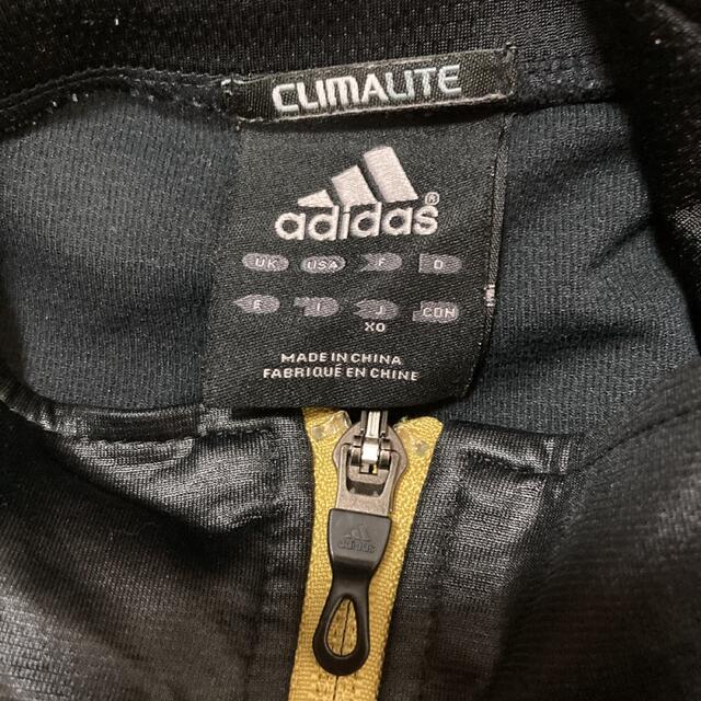 adidas×climalite ジャージセットアップ　黒×金　大きいサイズ