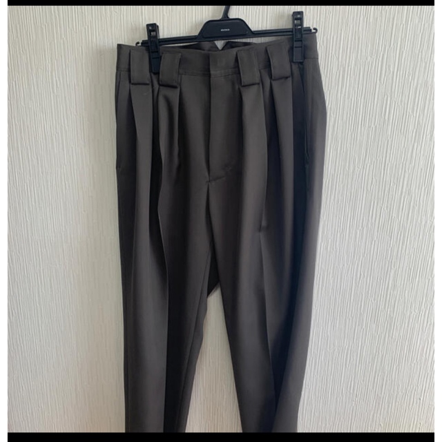 SUNSEA(サンシー)のstein 21ss Double Wide Trousers GR.khaki メンズのパンツ(スラックス)の商品写真