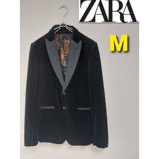 ザラ(ZARA)の【ZARA】ベロアジャケット/メンズ/裏地和柄/Party/テーラードジャケット(テーラードジャケット)