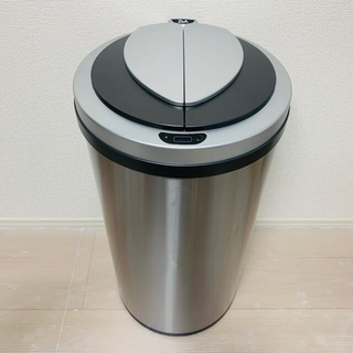 【美品・動作確認済】Zita ジータ ゴミ箱　45リットル シルバー 家庭用 (ごみ箱)