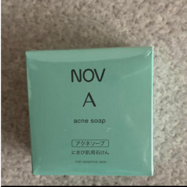 NOV(ノブ)のノブAアクネソープ　ニキビ肌用　一個 コスメ/美容のスキンケア/基礎化粧品(洗顔料)の商品写真