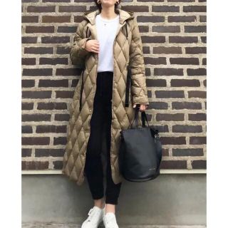 ザラ(ZARA)の超美品☆ZARA キルティングロングコート　ダウンコート(ダウンコート)