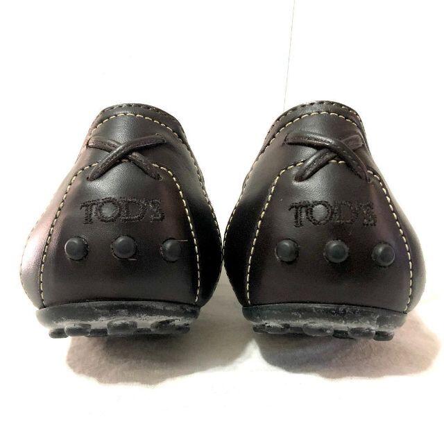 TOD'S(トッズ)のトッズ TOD'S ドライビングシューズ 34 1/2 レザー フラットシューズ レディースの靴/シューズ(バレエシューズ)の商品写真