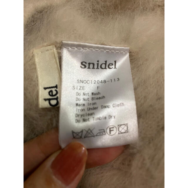 【美品】snidel アンゴラシースルーニット
