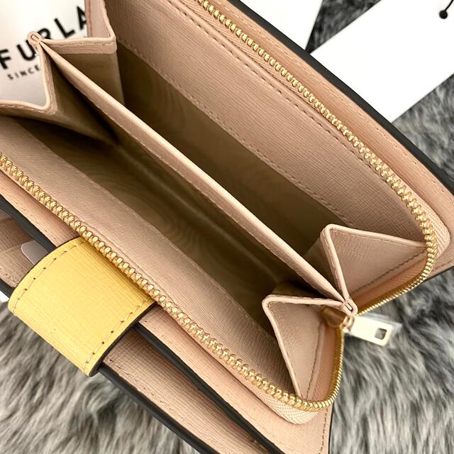 新品☆ FURLA(フルラ)イエロー バニラ レザー 折り財布 - mirror