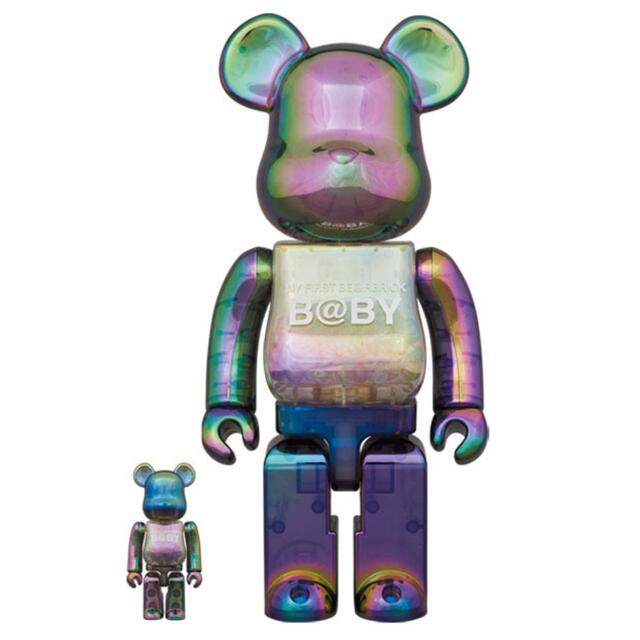 ベアブリックMY FIRST BE@RBRICK B@BY BLACK CHROME 400