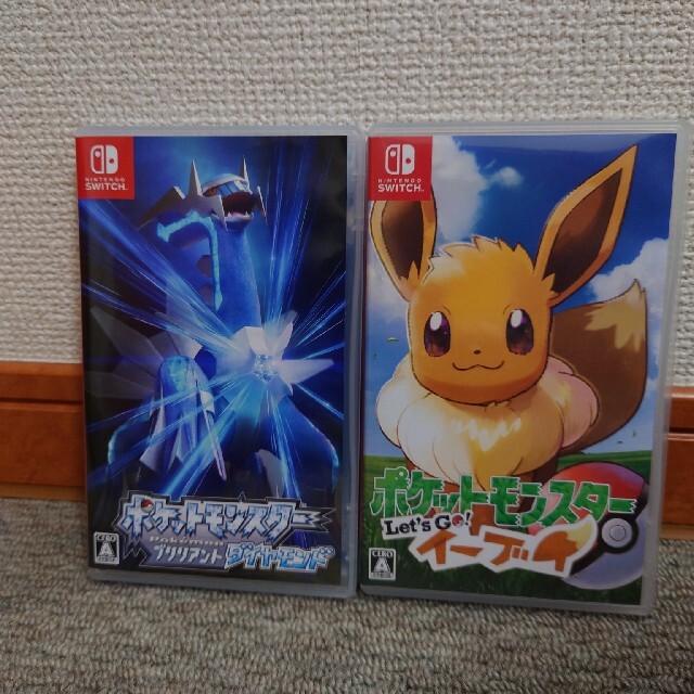 ポケットモンスター Switchソフト 2点セット ダイヤモンド イーブイ