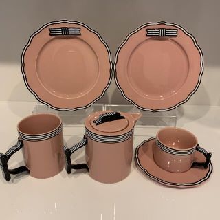 Francfranc リボンシリーズティーセット ピンク | monsterdog.com.br
