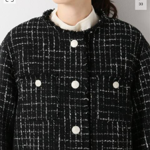 WEB限定カラー有 IENA イエナ Monotone Tweed ジャケット