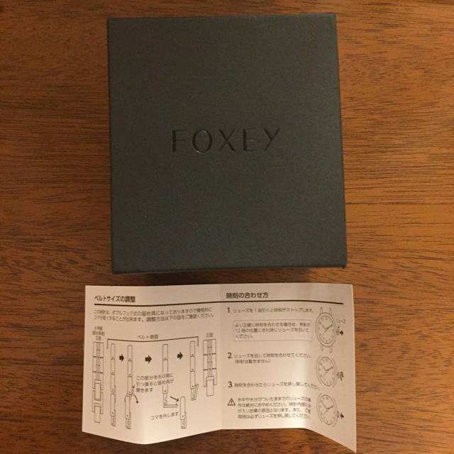 FOXEY(フォクシー)のハピ様専用 お値下げ フォクシー 時計 レディースのファッション小物(腕時計)の商品写真