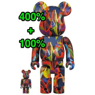 メディコムトイ(MEDICOM TOY)の新品未開封 BE@RBRICK KAWS TENSION 100% & 400%(その他)