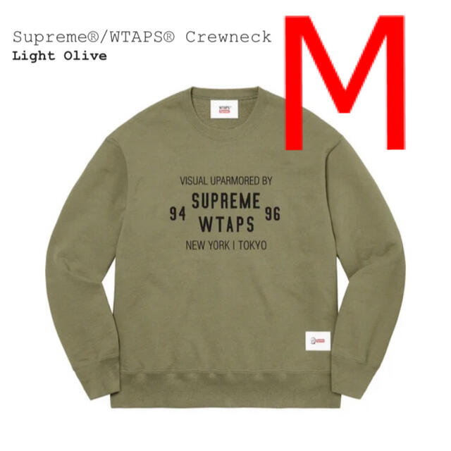 Supreme®/WTAPS® Crewneck Light Olive M