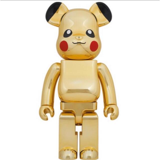 BE@RBRICK ピカチュウ GOLD CHROME Ver.(2021)メディコムトイ