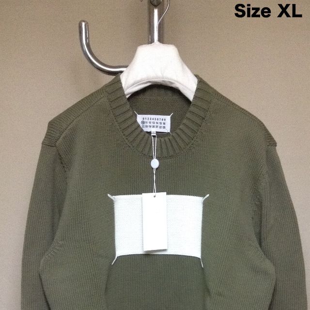 Maison Martin Margiela(マルタンマルジェラ)の新品 XL 20ss マルジェラ フロントスティッチニット 1092 メンズのトップス(ニット/セーター)の商品写真