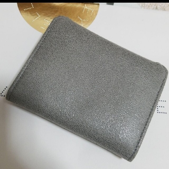 未使用STELLA McCARTNEY ラウンドジップ長財布 ファラベラ グレー 長