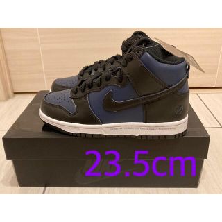 ナイキ(NIKE)の未使用 NIKE ダンクハイ フラグメント ミッドナイトネイビー 23.5cm (スニーカー)