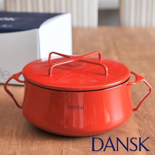 ダンスク(DANSK)の[新品]DANSK/ダンスク/レッド/18cm/コペンスタイル/デンマーク(鍋/フライパン)