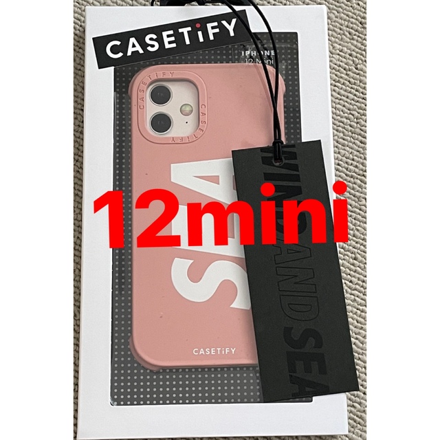 スマホ/家電/カメラCASETIFY wind and sea 12mini PEACH