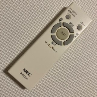 エヌイーシー(NEC)の天井照明用リモコン　NEC RE0201 美品(天井照明)