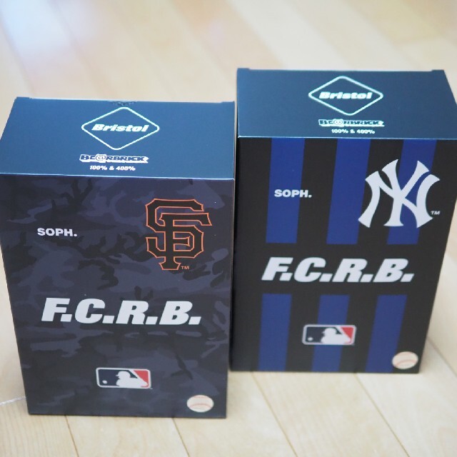 MEDICOM TOY(メディコムトイ)のFCRB BE@RBRICK FCRB MLB 100% & 400% エンタメ/ホビーのフィギュア(その他)の商品写真