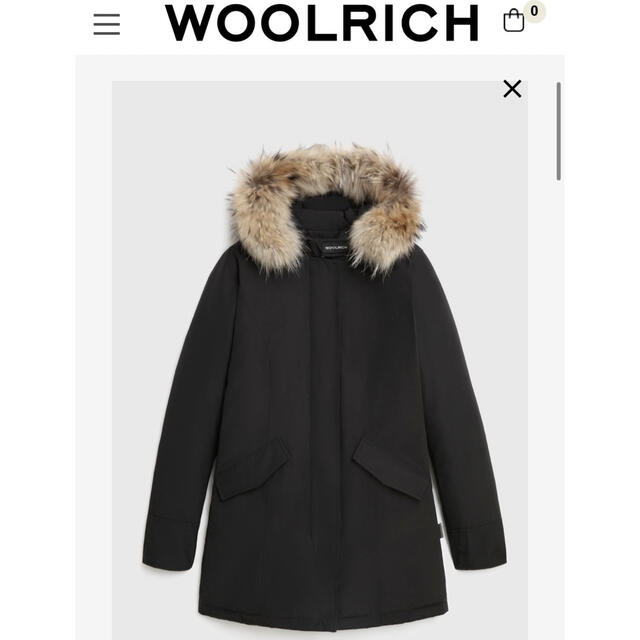 WOOLRICH - WOOLRICH ARCTIC RACCOON PARKA ブラック Mサイズの通販 by ...