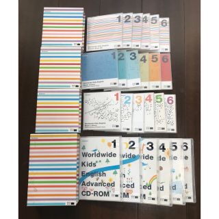 ワールドワイドキッズ Stage1〜6 幼児英語教材 ほぼフルセット