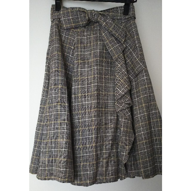 アプワイザーリッシェ チェックフレアスカート レディースのスカート(ひざ丈スカート)の商品写真