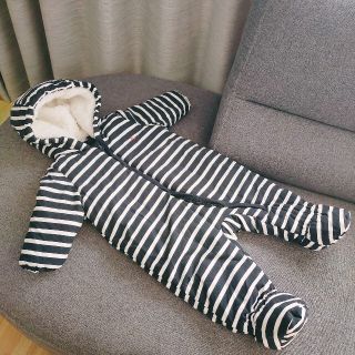 プチバトー(PETIT BATEAU)のプチバトー　ジャンプスーツ（74）(カバーオール)