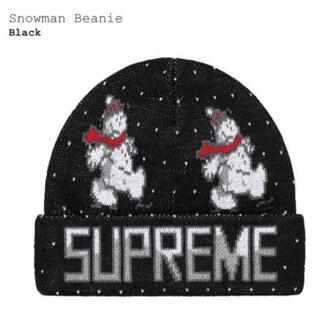 シュプリーム(Supreme)のSupreme Snowman Beanie "Black" ビーニー(ニット帽/ビーニー)