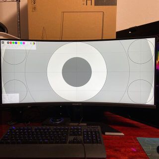 新色 GIGABYTE G34WQC •34インチウルトラワイド モニターの通販 by