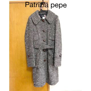 パトリツィアペペ(PATRIZIA PEPE)のパトリツィアぺぺ　patrizia pepe ウールコート　40サイズ(ひざ丈ワンピース)