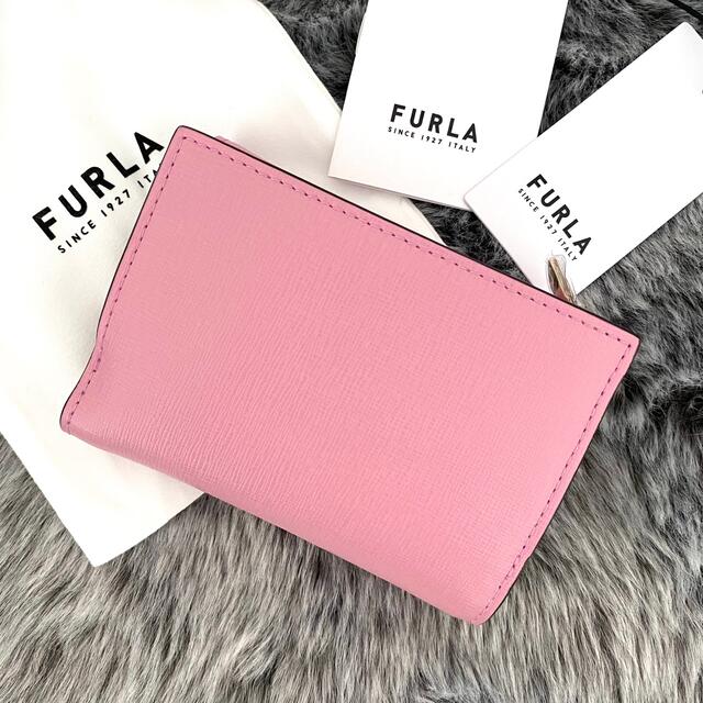 【新品】FURLA フルラ ピンク レザー 折り財布