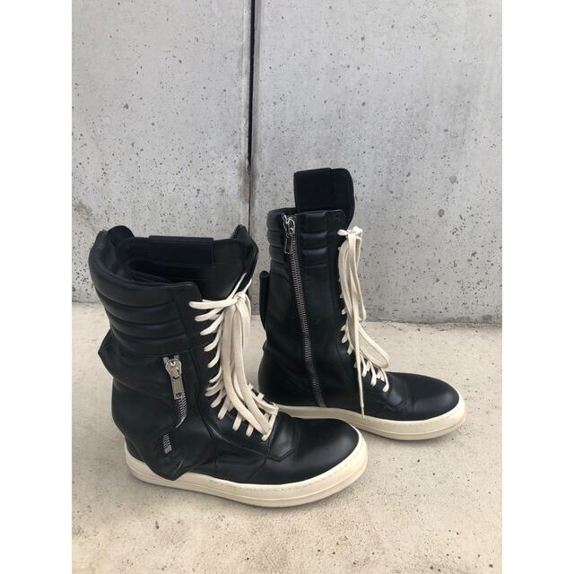 Rick Owens(リックオウエンス)のRICK OWENS カーゴバスケット 41 メンズの靴/シューズ(スニーカー)の商品写真