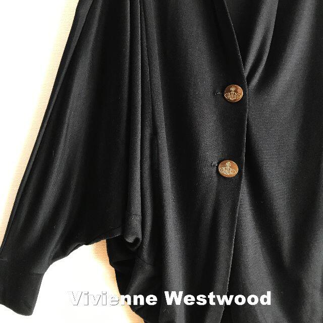 Vivienne Westwood(ヴィヴィアンウエストウッド)の【Vivienne Westwood】ビックORBボタン ドルマン カーディガン レディースのトップス(カーディガン)の商品写真