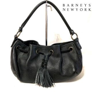 バーニーズニューヨーク(BARNEYS NEW YORK)のBARNEYS NEWYORK ショルダバッグ レザー タッセル(ショルダーバッグ)