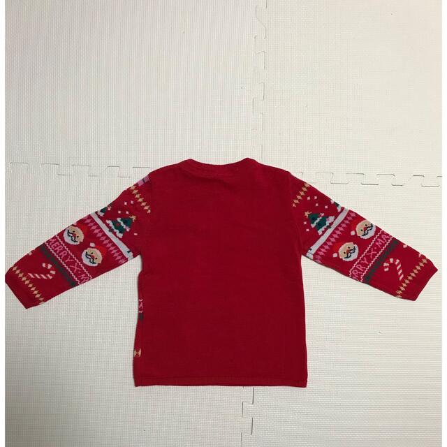 クリスマス　セーター　h&m 90 キッズ/ベビー/マタニティのキッズ服男の子用(90cm~)(ニット)の商品写真