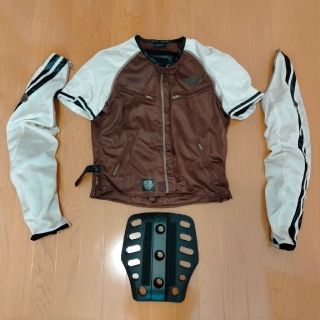 バイクジャケットL ☆プロテクタ付(ライダースジャケット)